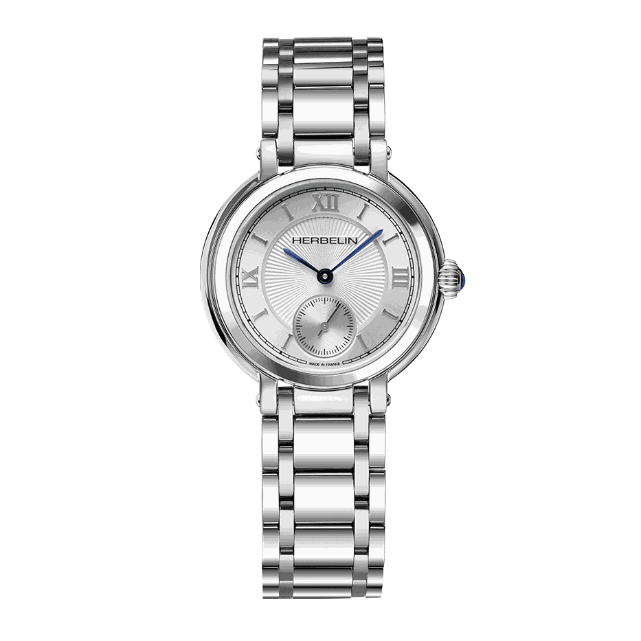HERBELIN Galet Small Seconds Rose Gold 32mm Women's Watch | 10630BTR28 | TIME Watches