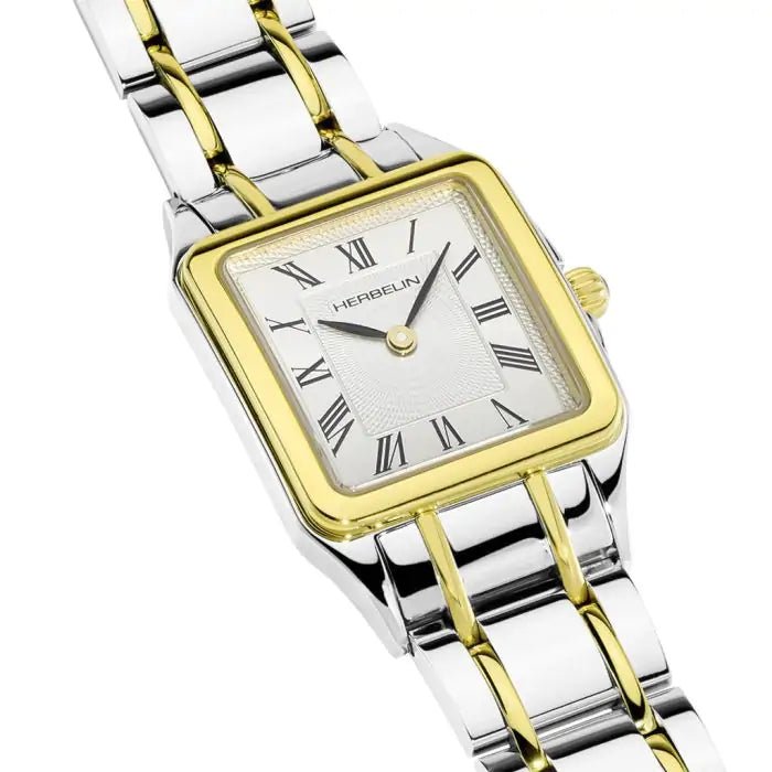 HERBELIN Luna Quartz Bicolour Steel Gold 24mm Women's Watch | 17457/BT01 | TIME Watches