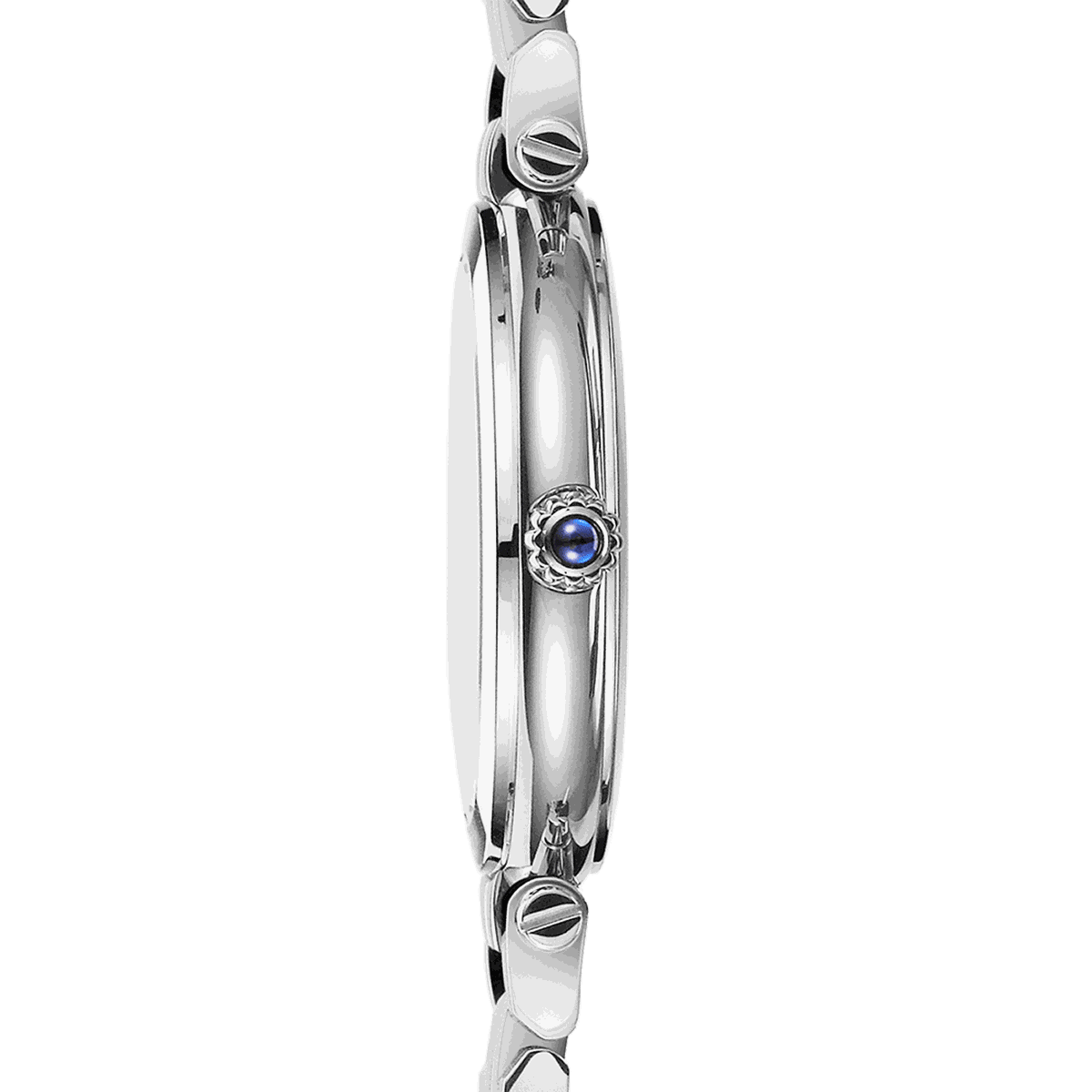 HERBELIN Newport Chronograph Steel / Blue / Steel Bracelet 34mm Women's Watch | 18384/B29 | TIME Watches