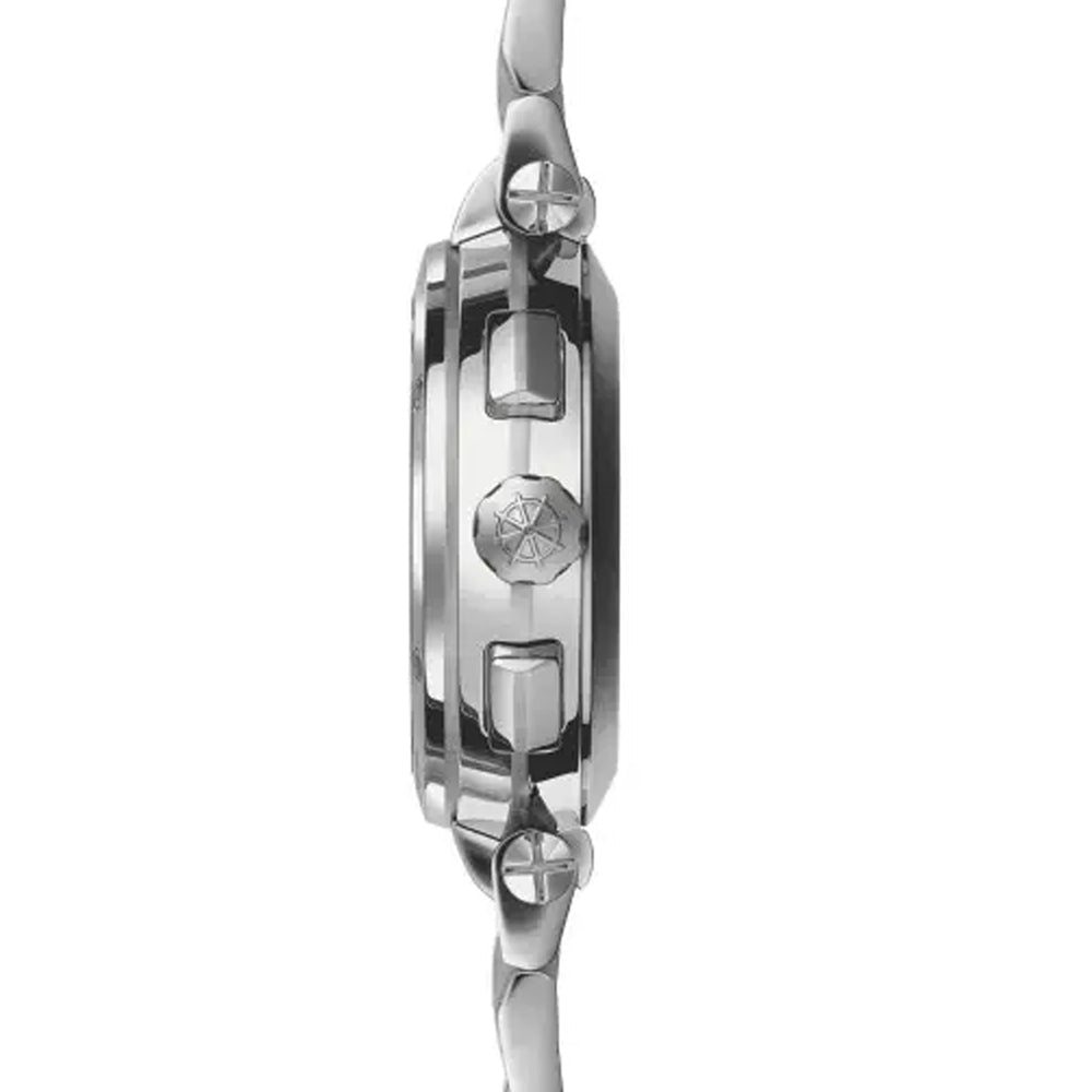 HERBELIN Newport Lady Chronograph Steel and Diamonds 34mm Women's Watch | 35688/B89 | TIME Watches