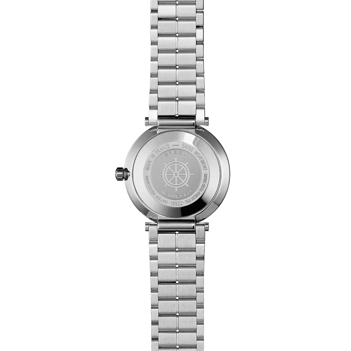 HERBELIN Newport Slim Two - tone Mother of Pearl Dial 32mm Women's Watch | 16922BT1N19 | TIME Watches