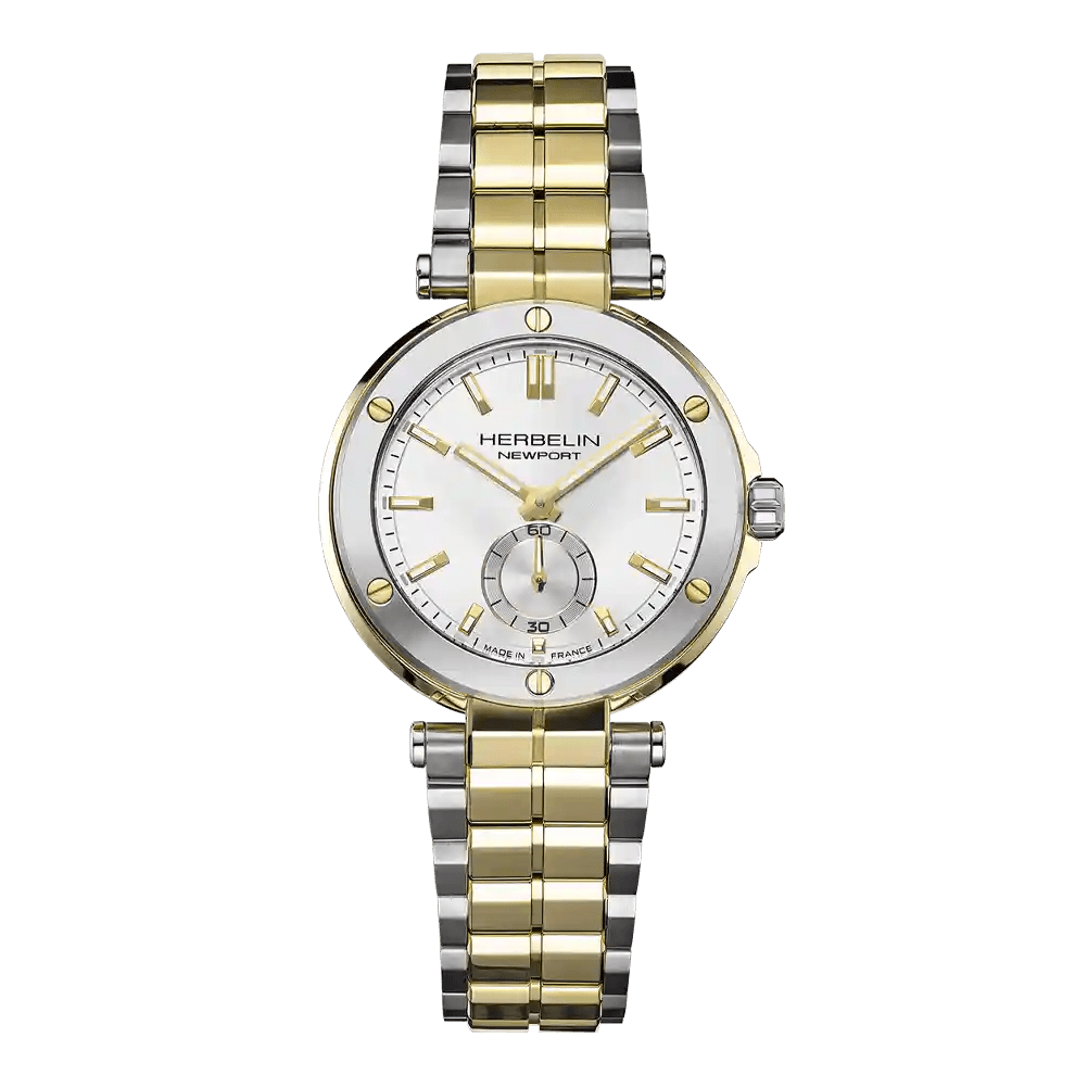 HERBELIN Newport Steel And Yellow Gold 35mm Unisex Watch | 18289BT1N12 | TIME Watches