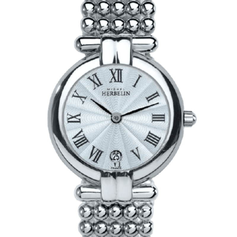 HERBELIN Perles Ivory White Dial Stainless Steel Unisex Watch | 16873B08 | TIME Watches