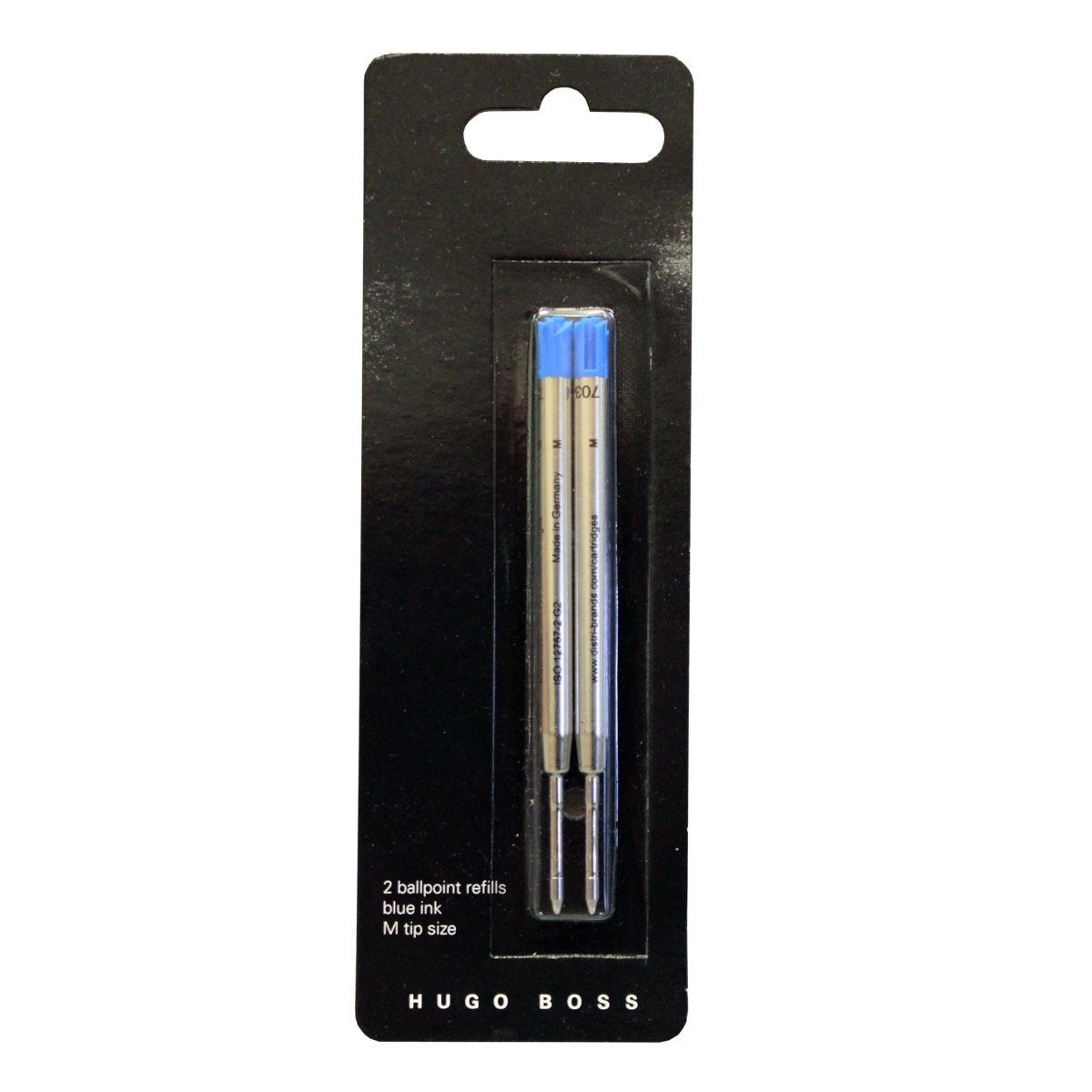 HUGO BOSS 2 Ballpoint metal refill blue M | HPR741BM | TIME Watches
