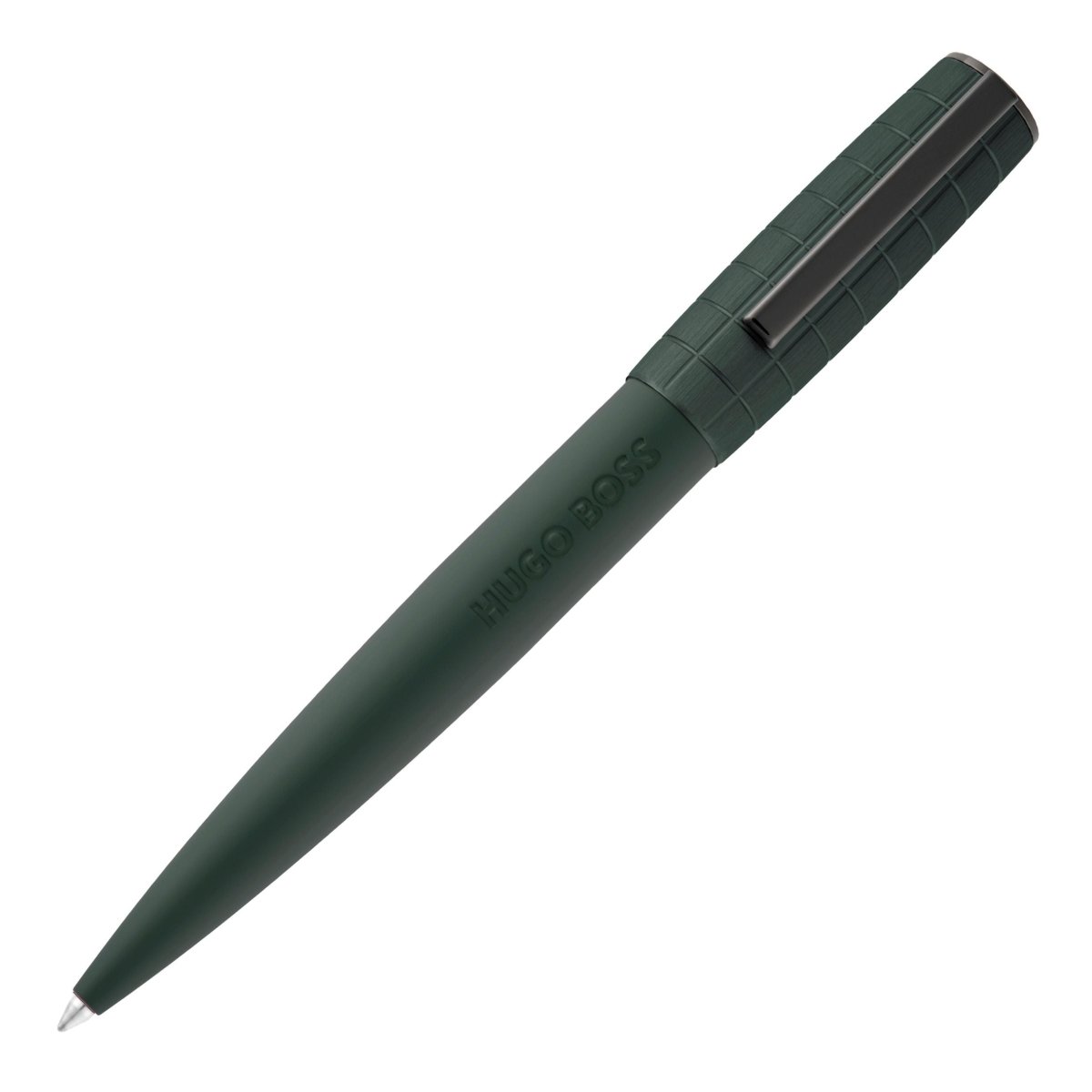 HUGO BOSS Arche Bauhaus Dark Green Ballpoint Pen | HSK5744T | TIME Watches