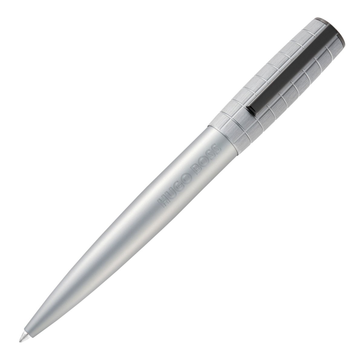 HUGO BOSS Arche Bauhaus Light Grey Ballpoint Pen | HSK5744K | TIME Watches