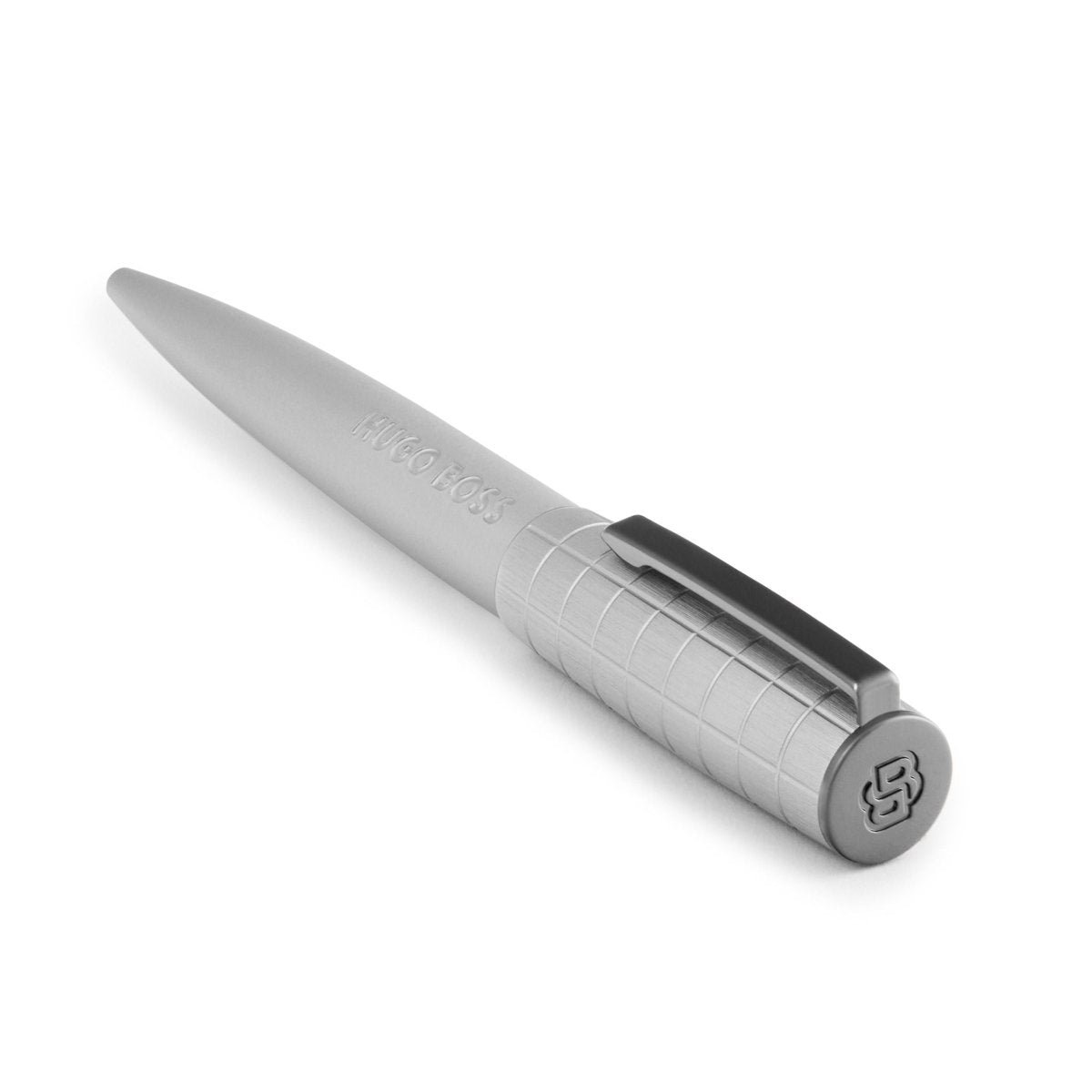 HUGO BOSS Arche Bauhaus Light Grey Ballpoint Pen | HSK5744K | TIME Watches