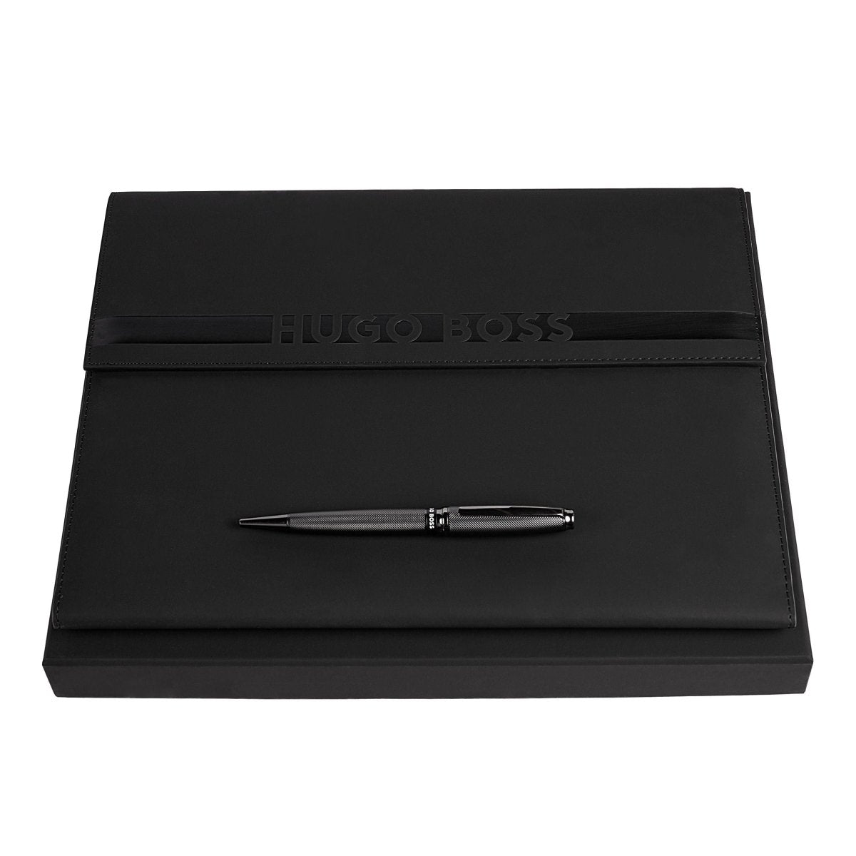 HUGO BOSS Ballpoint Pen & A4 Folder | HPBF378D | TIME Watches