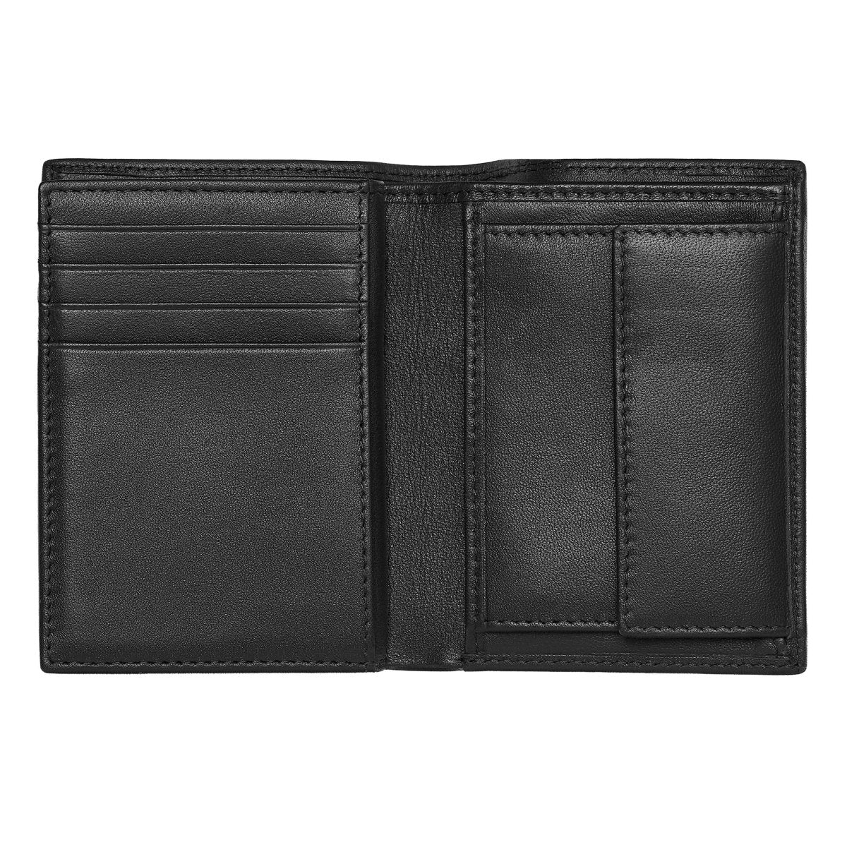 HUGO BOSS Card holder with flap and money pocket Classic Smooth Black | HLG403A | TIME Watches