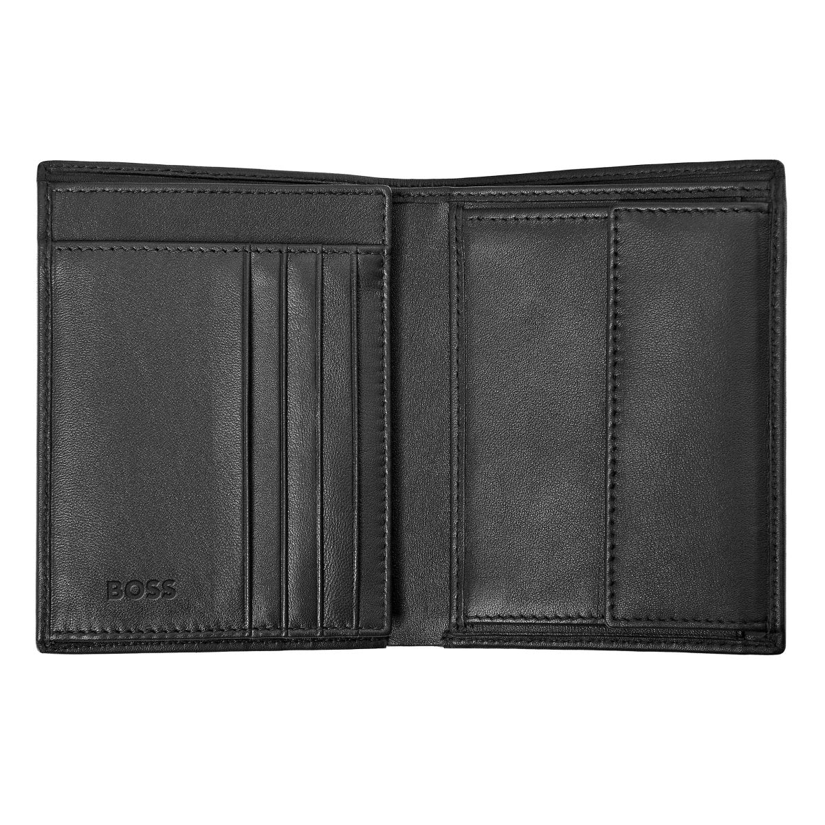 HUGO BOSS Card holder with flap and money pocket Iconic Black | HLG421A | TIME Watches