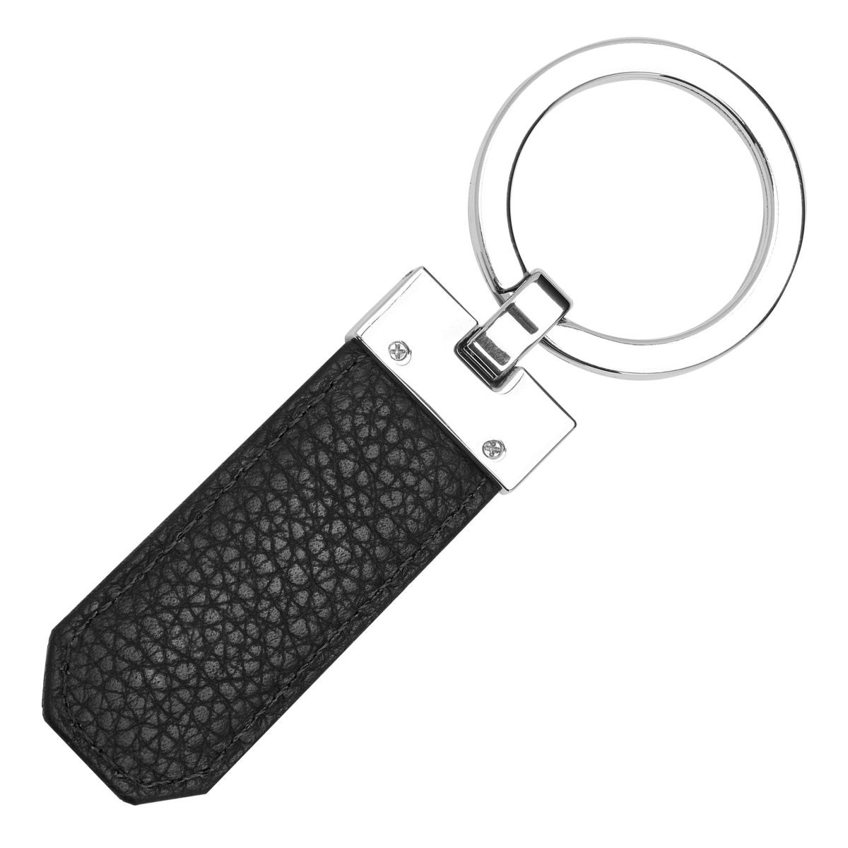 HUGO BOSS Classic Grained Black Key Ring | HAK416A | TIME Watches