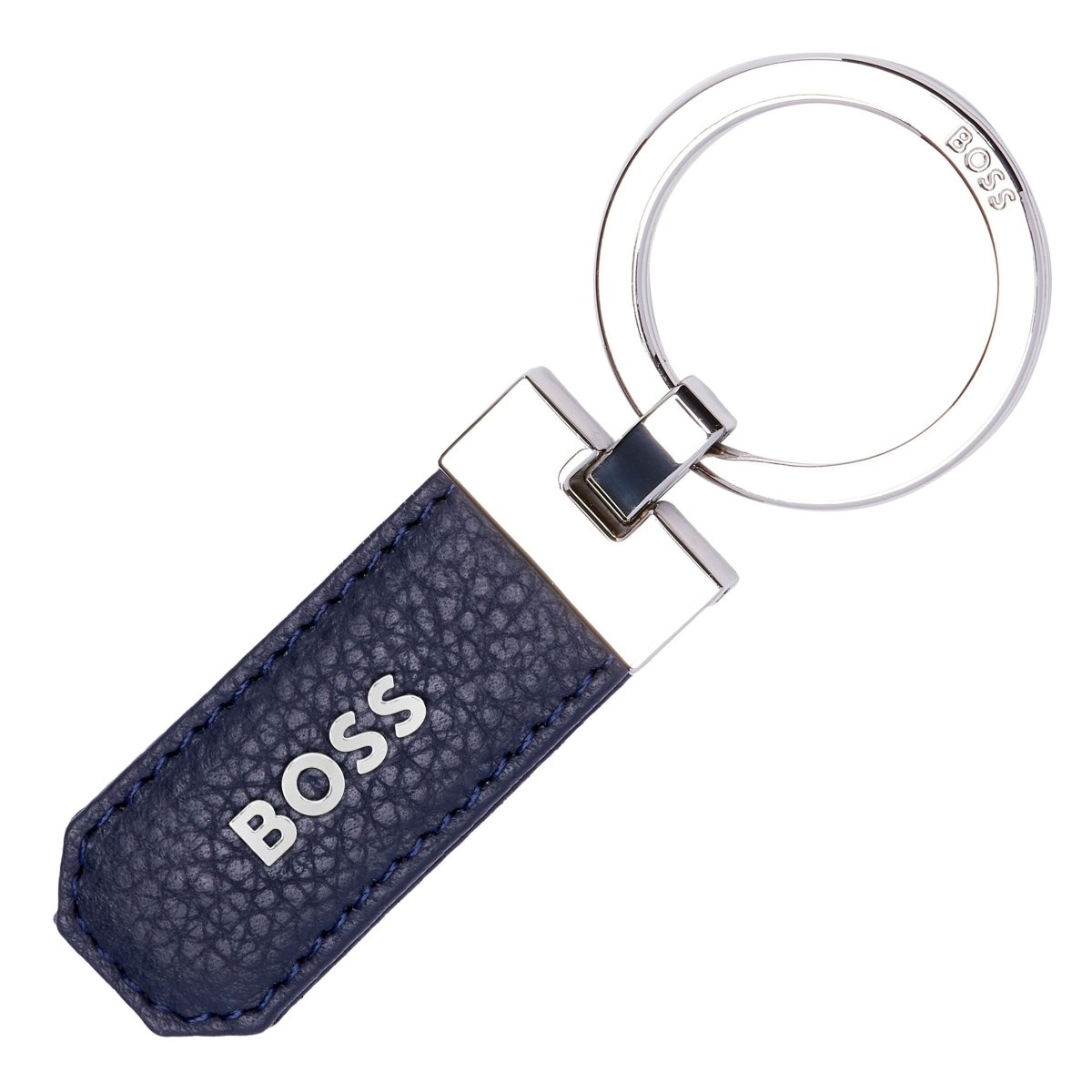 HUGO BOSS Classic Grained Black Key Ring | HAK416A | TIME Watches