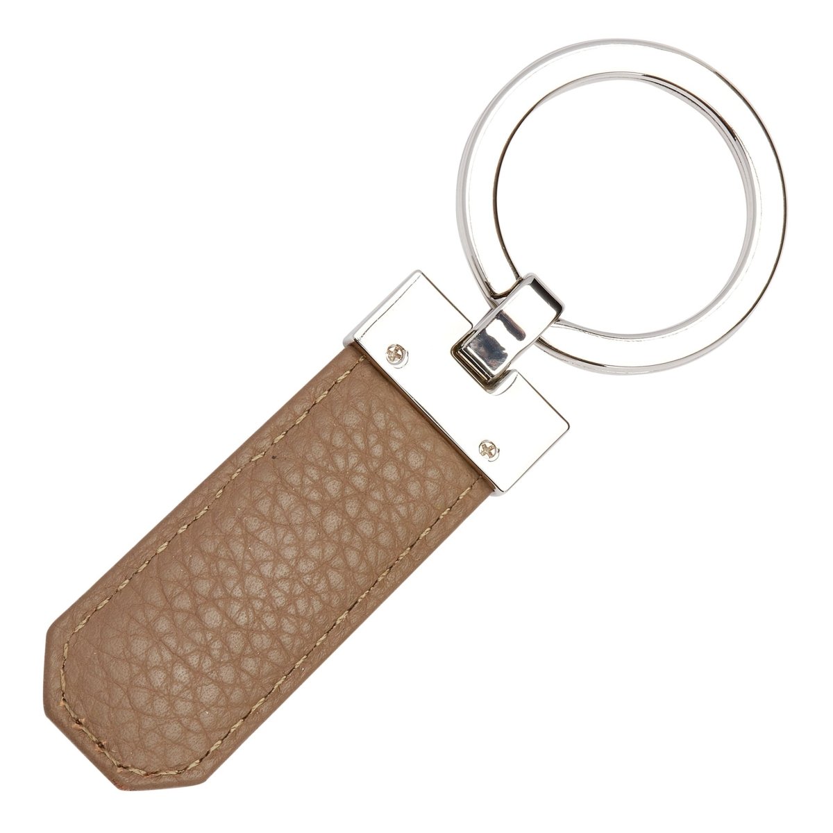 HUGO BOSS Classic Grained Camel Key Ring | HAK416X | TIME Watches