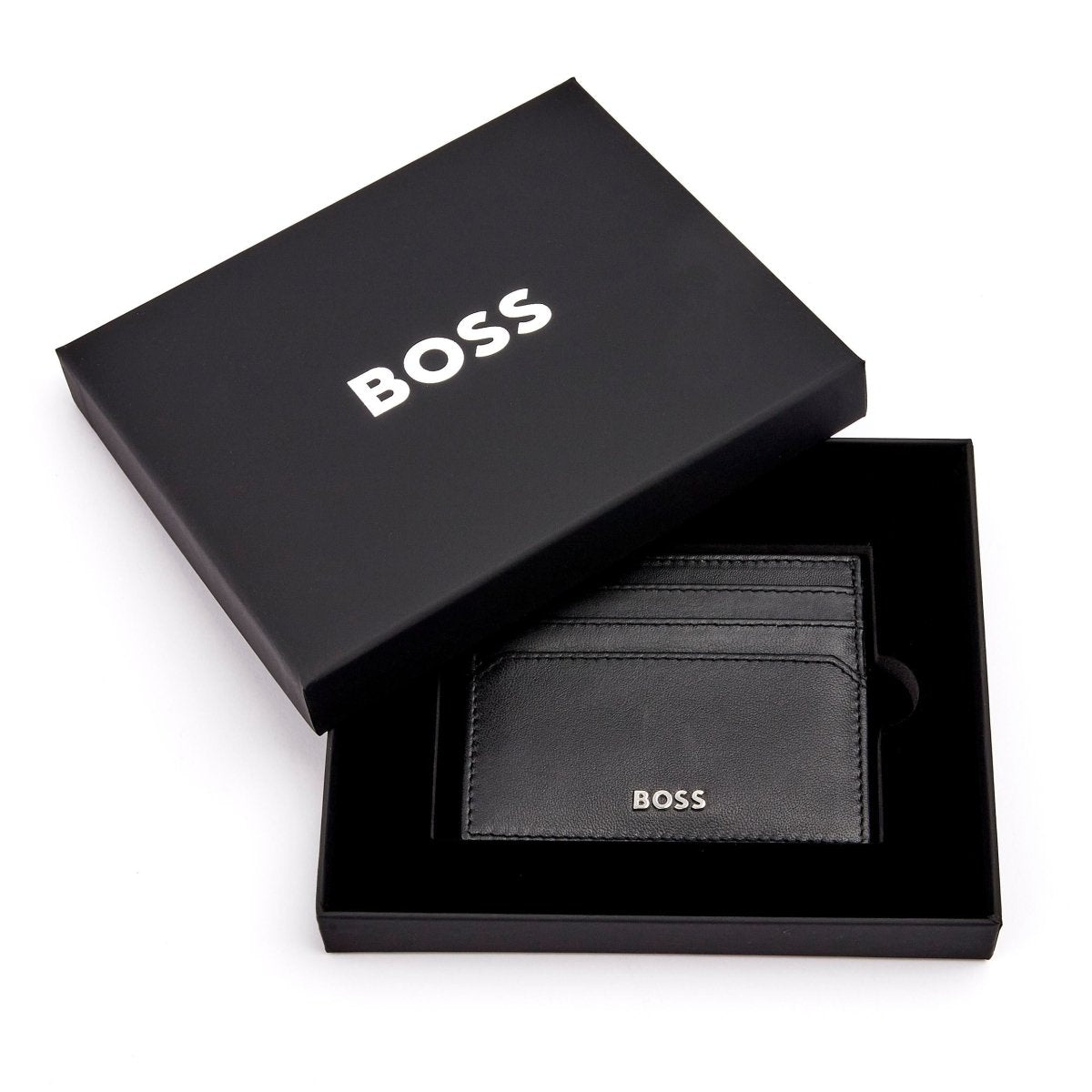 HUGO BOSS Classic Smooth Black Card Holder | HLC403A | TIME Watches