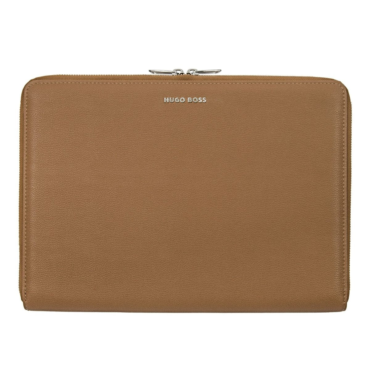 HUGO BOSS Conference folder zip A4 Pure Iconic Camel | HTA410X | TIME Watches