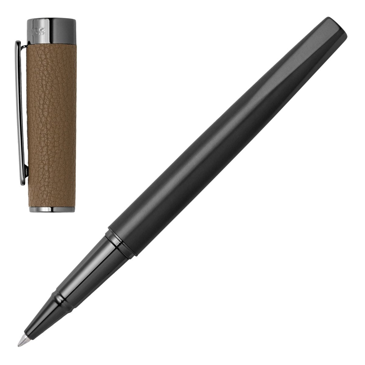 HUGO BOSS Corium Camel Rollerball Pen | HSU3895X | TIME Watches