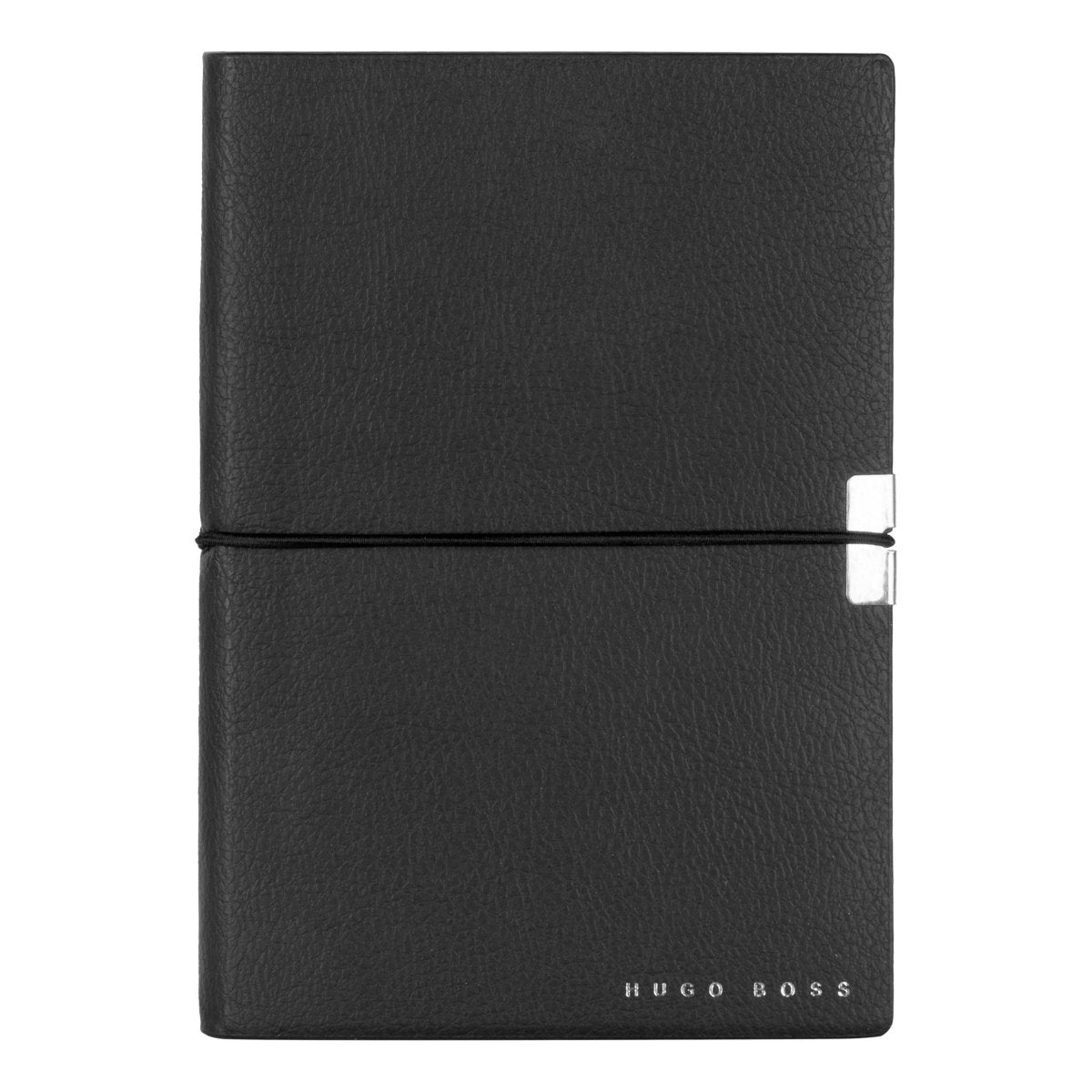 HUGO BOSS Elegance Black Plain A6 Notebook | HNM124AP | TIME Watches