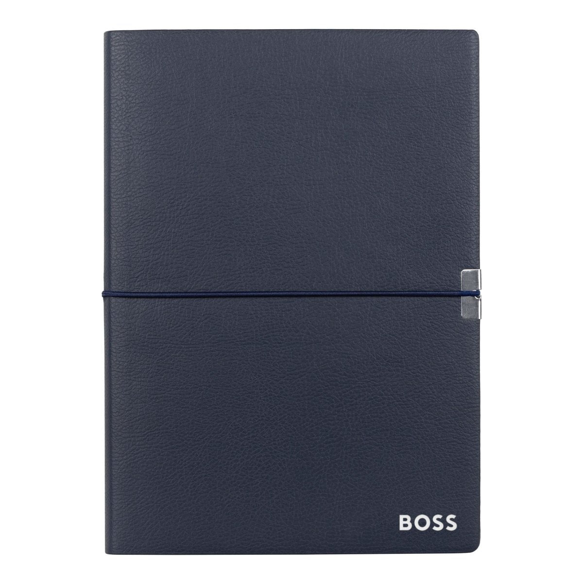 HUGO BOSS Elegance Navy Lined A5 Notebook | HNH124NL | TIME Watches