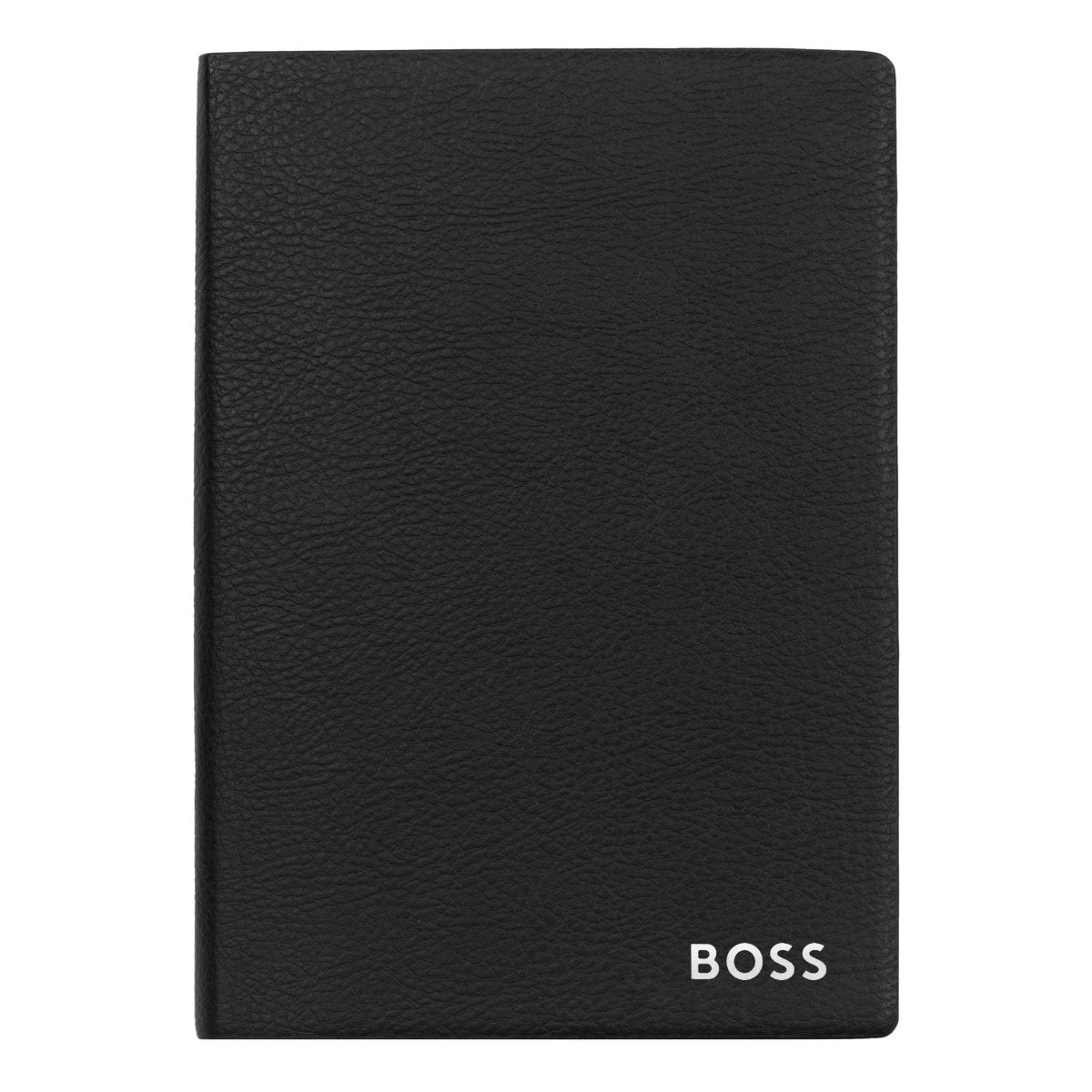 HUGO BOSS Essential Black Lined A6 Notebook | HNM121AL | TIME Watches