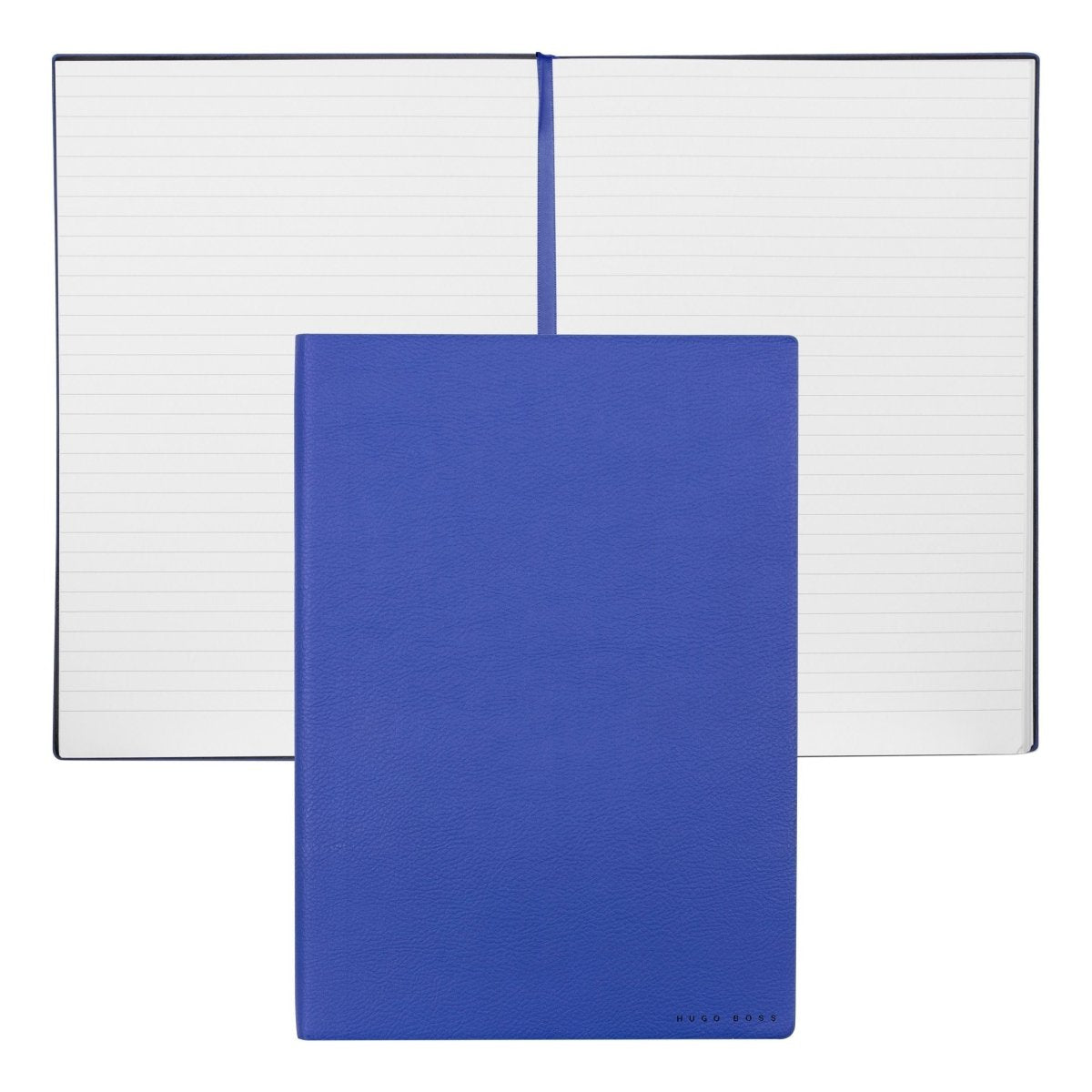 HUGO BOSS Essential Blue Lined B5 Notebook | HNB121LL | TIME Watches