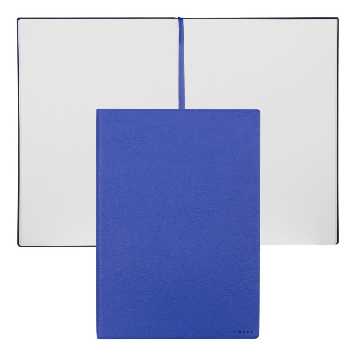 HUGO BOSS Essential Blue Plain B5 Notebook | HNB121LP | TIME Watches