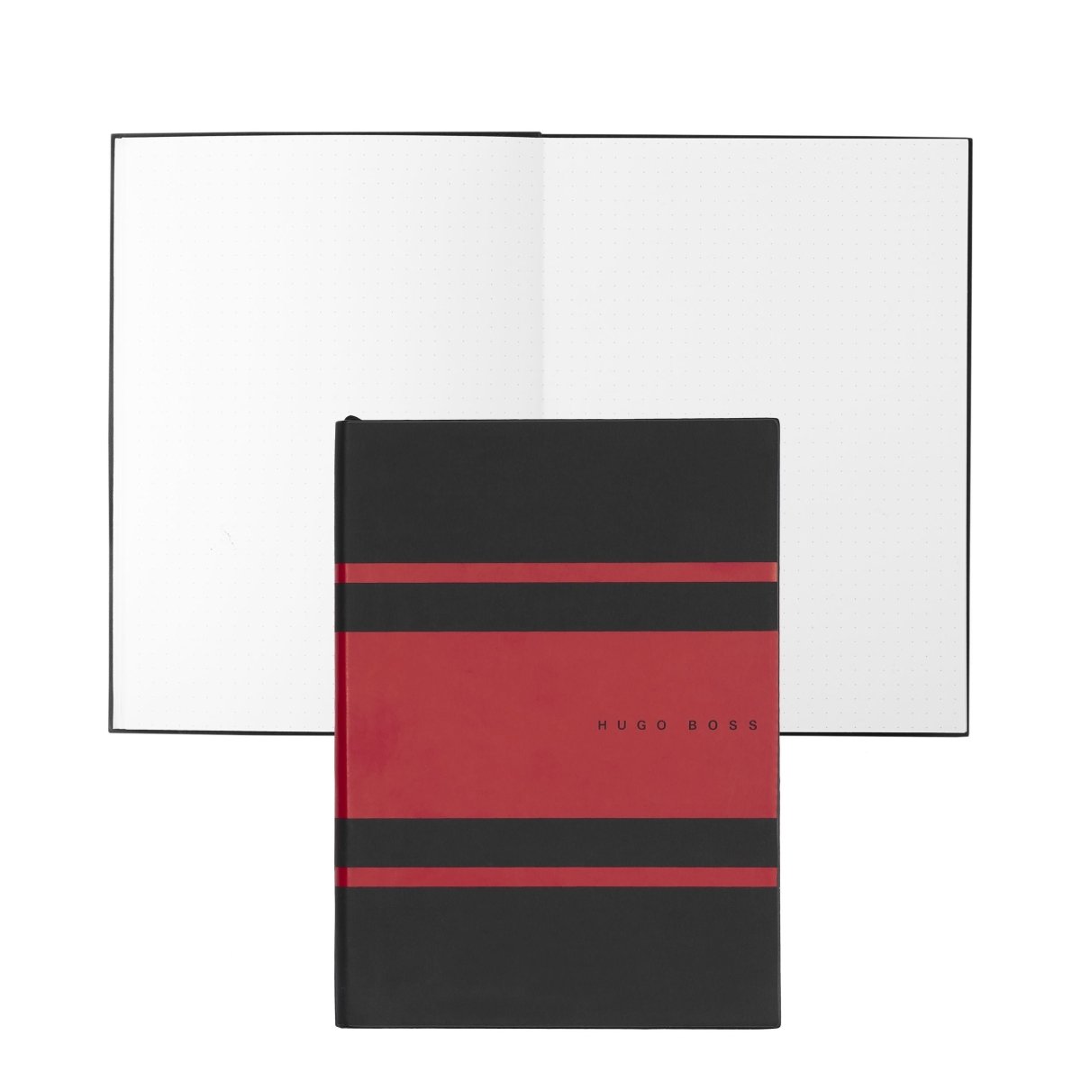 HUGO BOSS Essential Gear Matrix Red Dots A5 Notebook | HNH127PD | TIME Watches