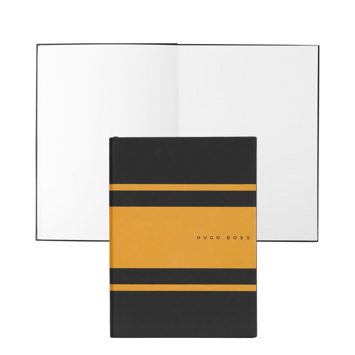 HUGO BOSS Essential Gear Matrix Yellow Dots A5 Notebook | HNH127SD | TIME Watches