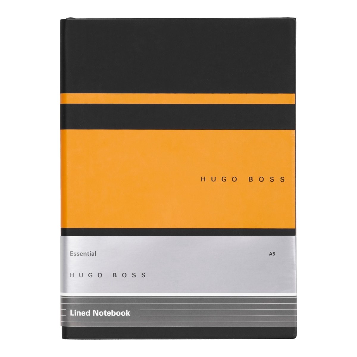 HUGO BOSS Essential Gear Matrix Yellow Lined A5 Notebook | HNH127SL | TIME Watches