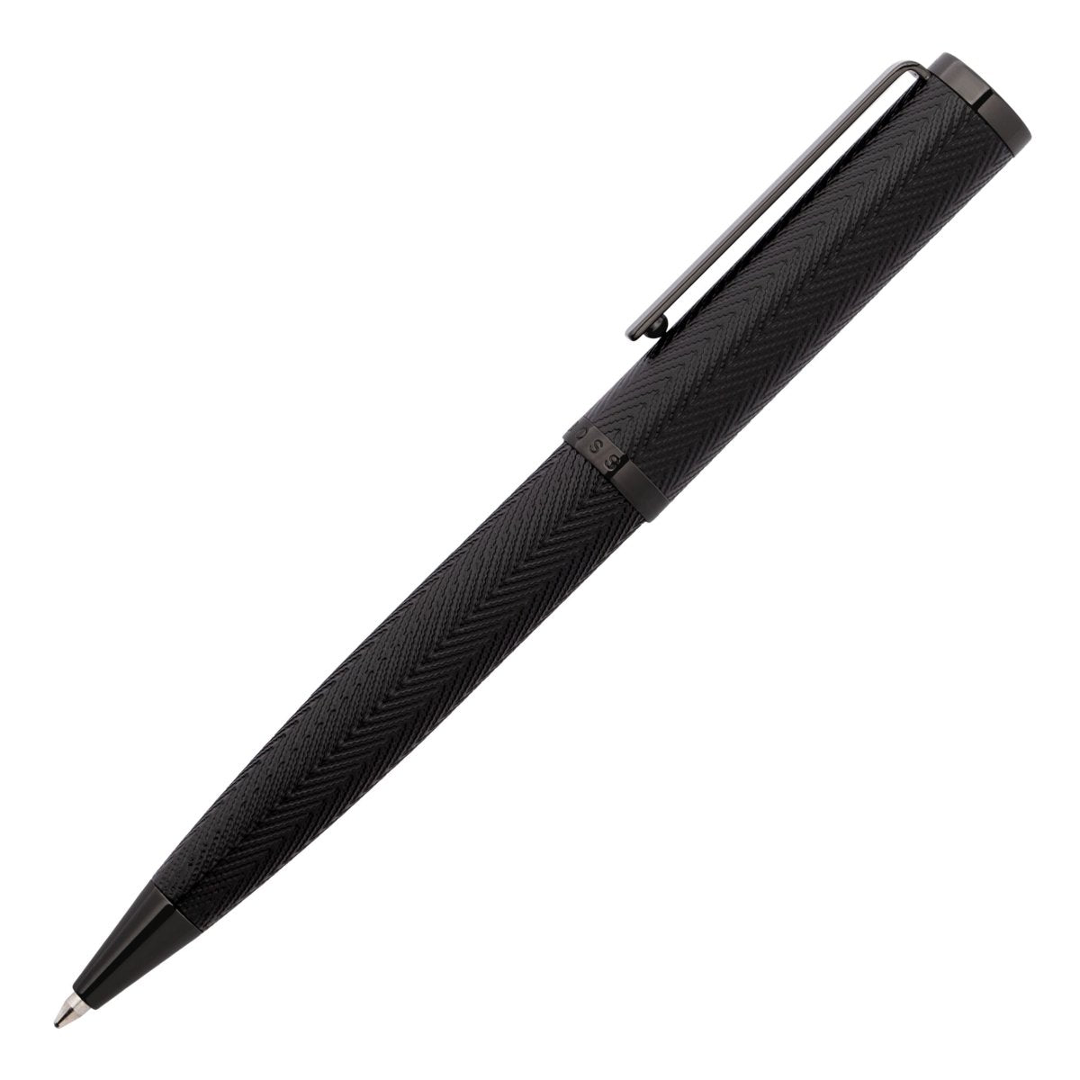 HUGO BOSS Formation Herringbone Gun Ballpoint Pen | HSI1064D | TIME Watches