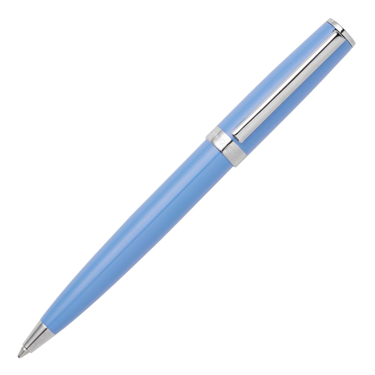 HUGO BOSS Gear Icon Light Blue Ballpoint Pen | HSN2544M | TIME Watches
