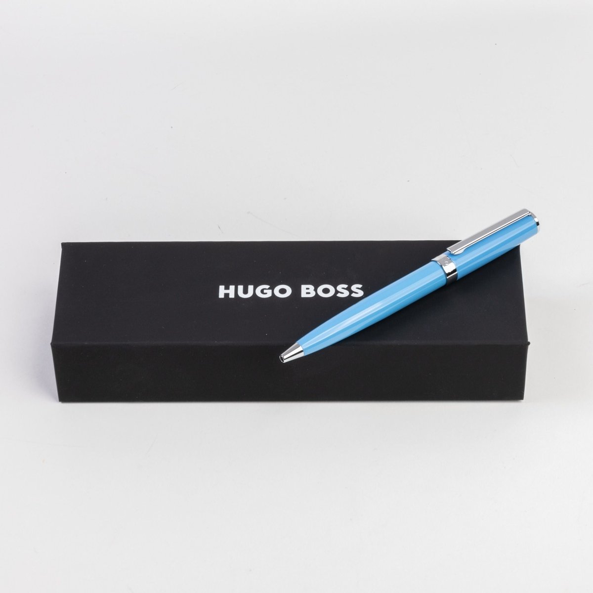 HUGO BOSS Gear Icon Light Blue Ballpoint Pen | HSN2544M | TIME Watches