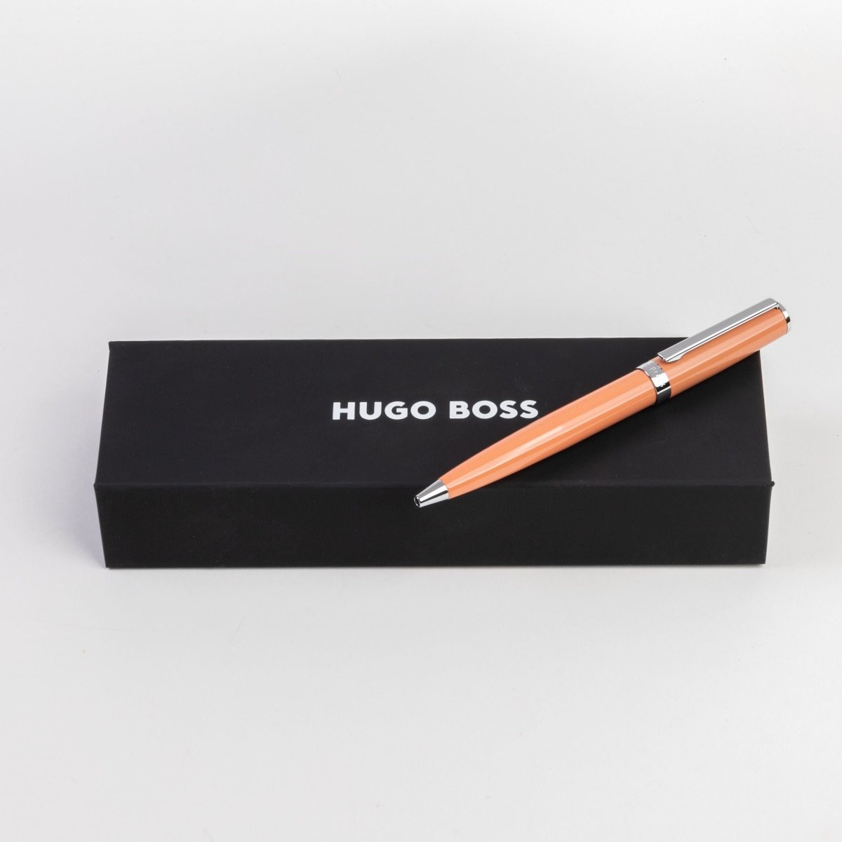 HUGO BOSS Gear Icon Light Orange Ballpoint Pen | HSN2544U | TIME Watches