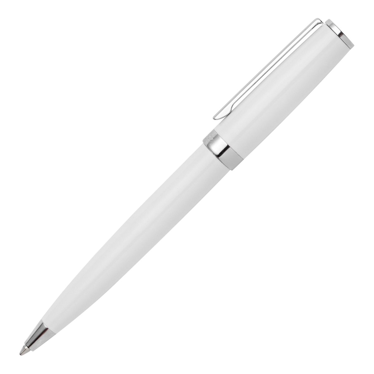 HUGO BOSS Gear Icon White Ballpoint Pen | HSN2544G | TIME Watches