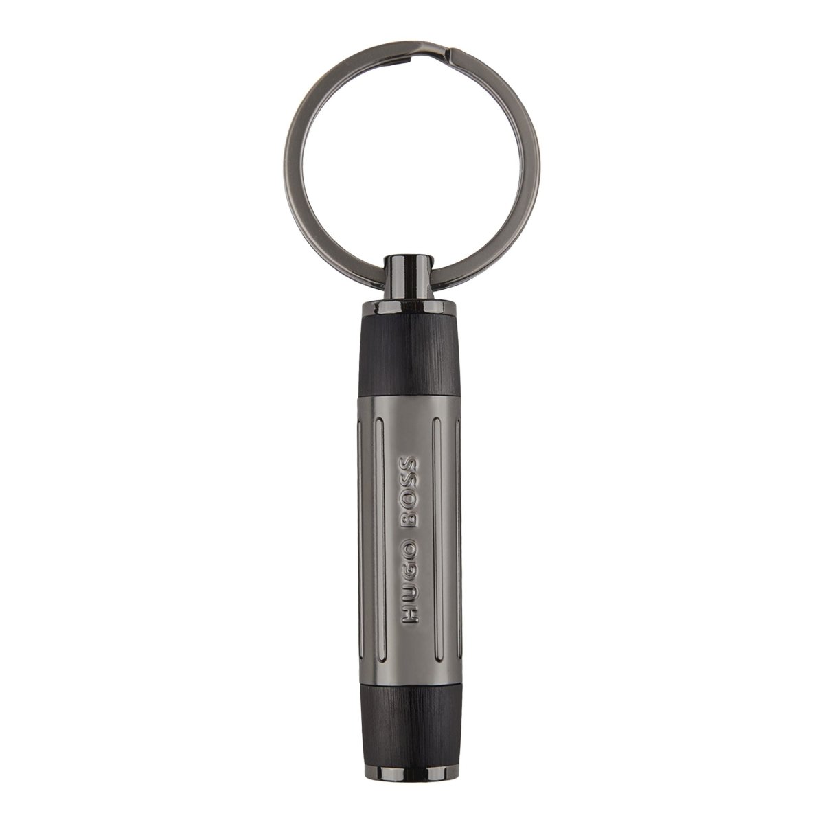 HUGO BOSS Gear Ribs Black Key Ring | HAK306A | TIME Watches