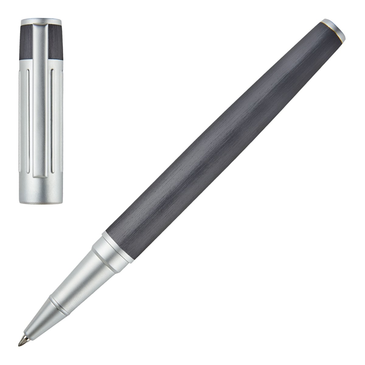 HUGO BOSS Gear Ribs Gun Rollerball Pen | HSV3065D | TIME Watches