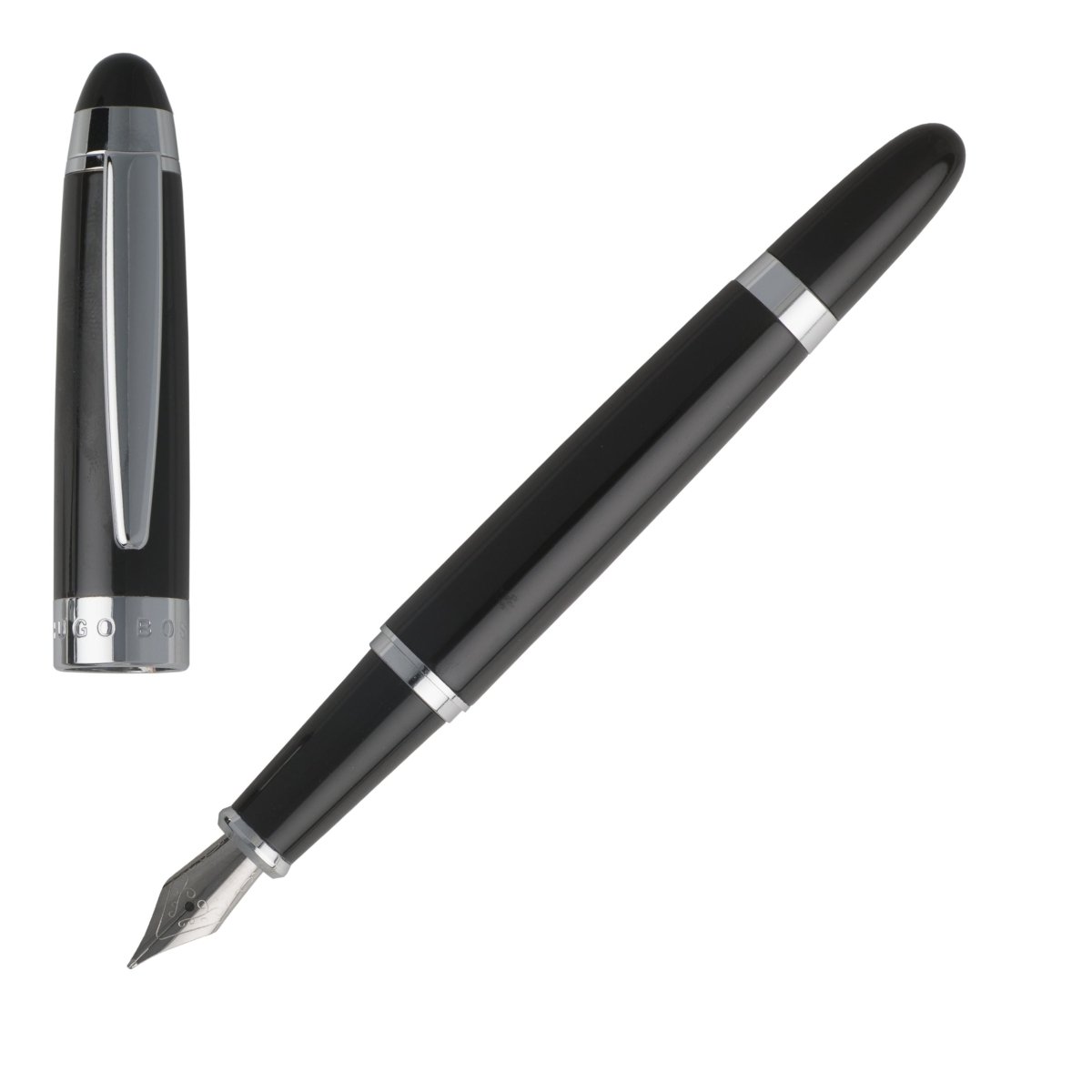 HUGO BOSS Icon Black Fountain Pen | HSN5012 | TIME Watches