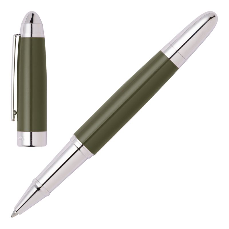 HUGO BOSS Icon Kaki/Gun Ballpoint Pen | HSN0015T | TIME Watches