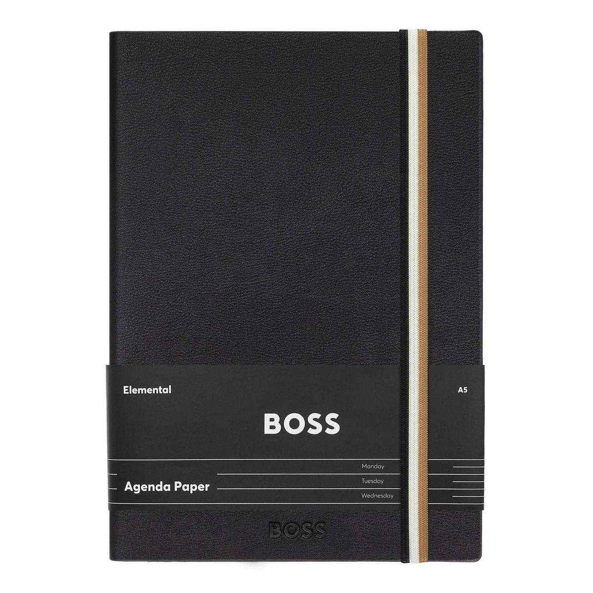HUGO BOSS Iconic Black Agenda A5 Notebook | HNH421AA | TIME Watches