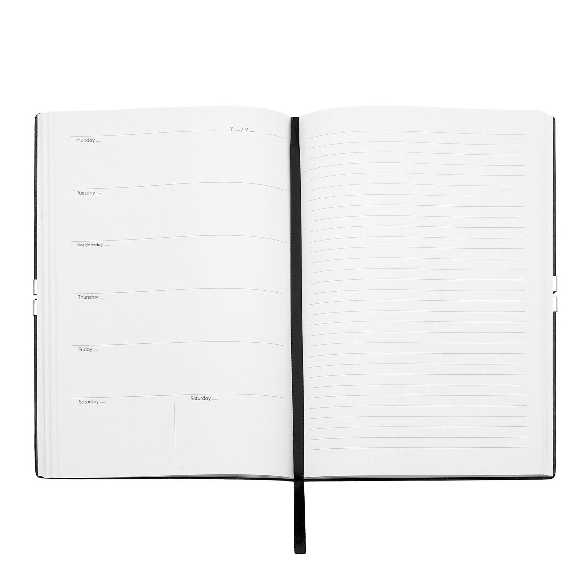 HUGO BOSS Iconic Black Agenda A5 Notebook | HNH421AA | TIME Watches