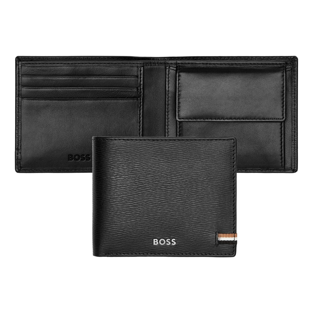 HUGO BOSS Iconic Black Wallet | HLM421A | TIME Watches