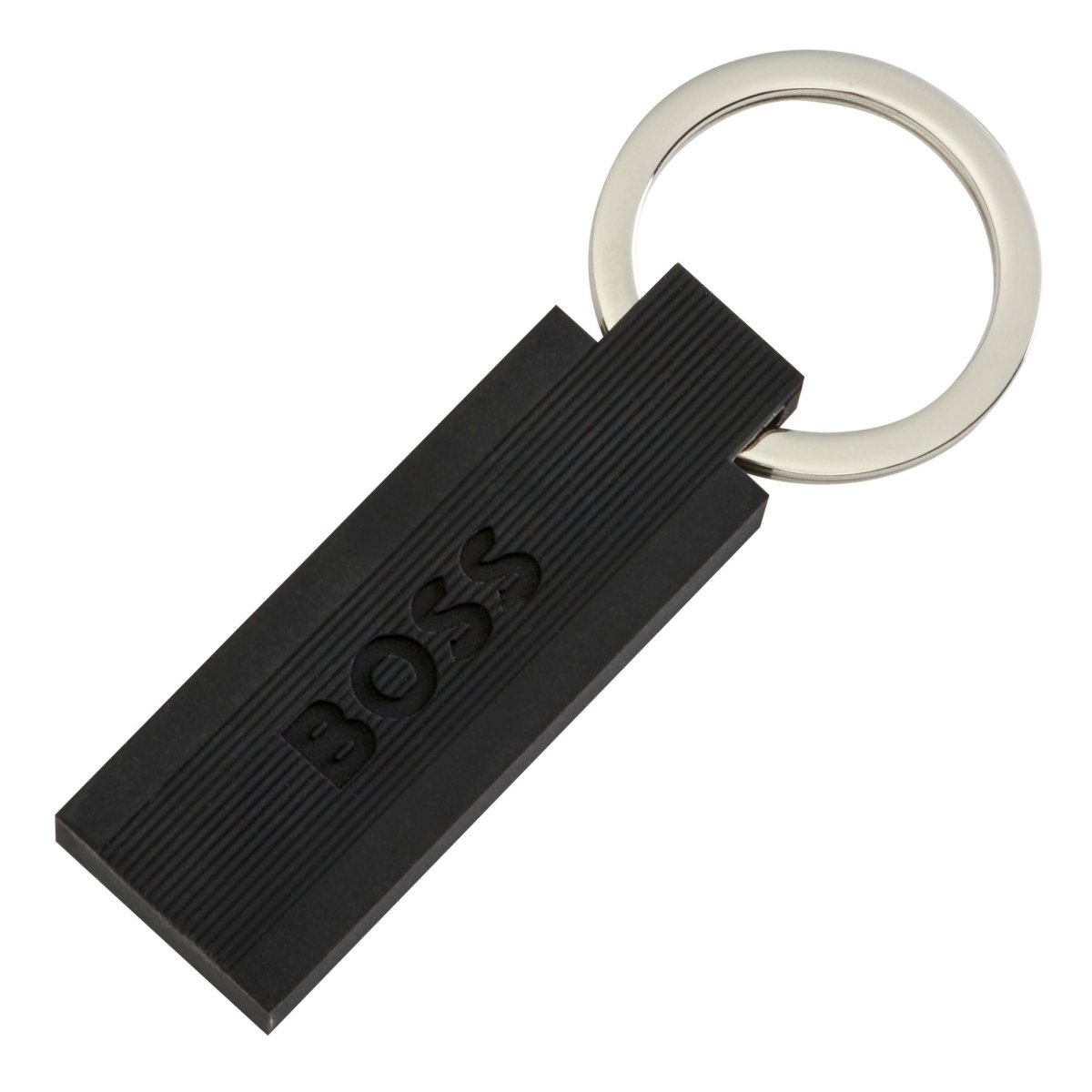 HUGO BOSS Iconic Blacl Edge Key Ring | HAK421A | TIME Watches