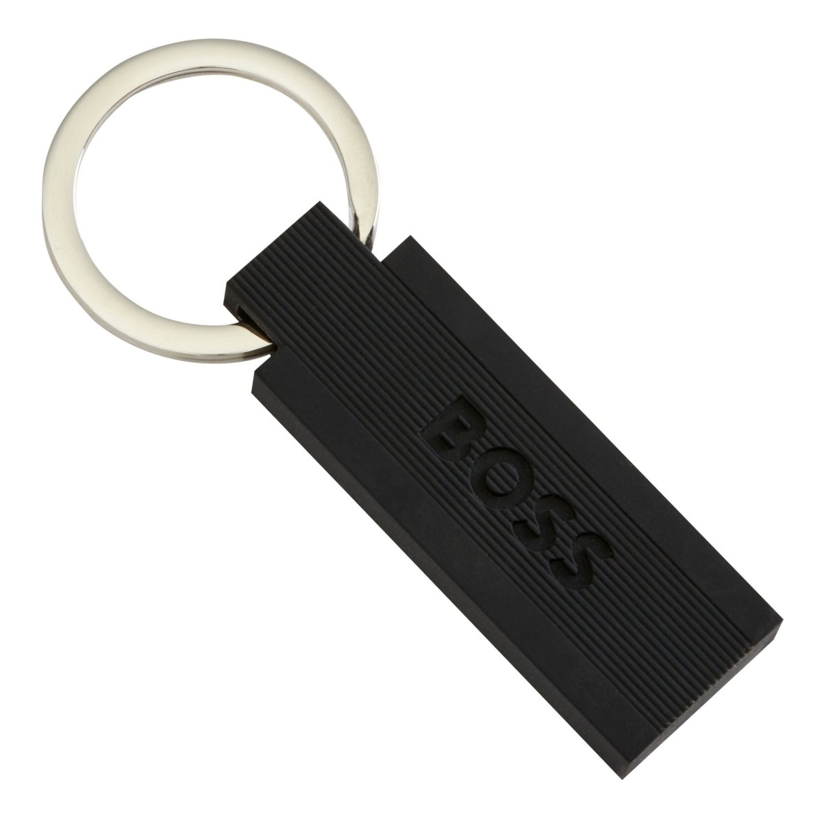 HUGO BOSS Iconic Blacl Edge Key Ring | HAK421A | TIME Watches