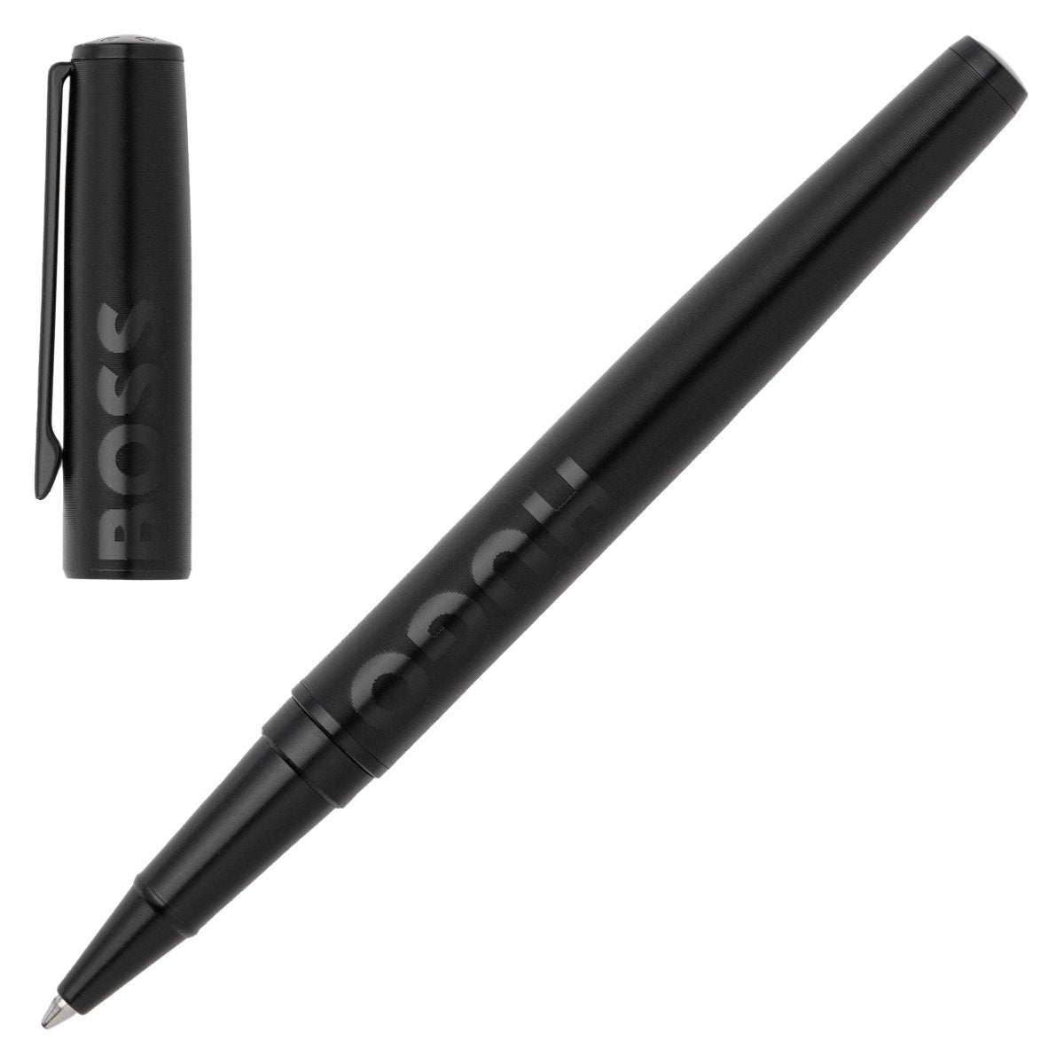HUGO BOSS Label Black Rollerball Pen | HSH2095A | TIME Watches