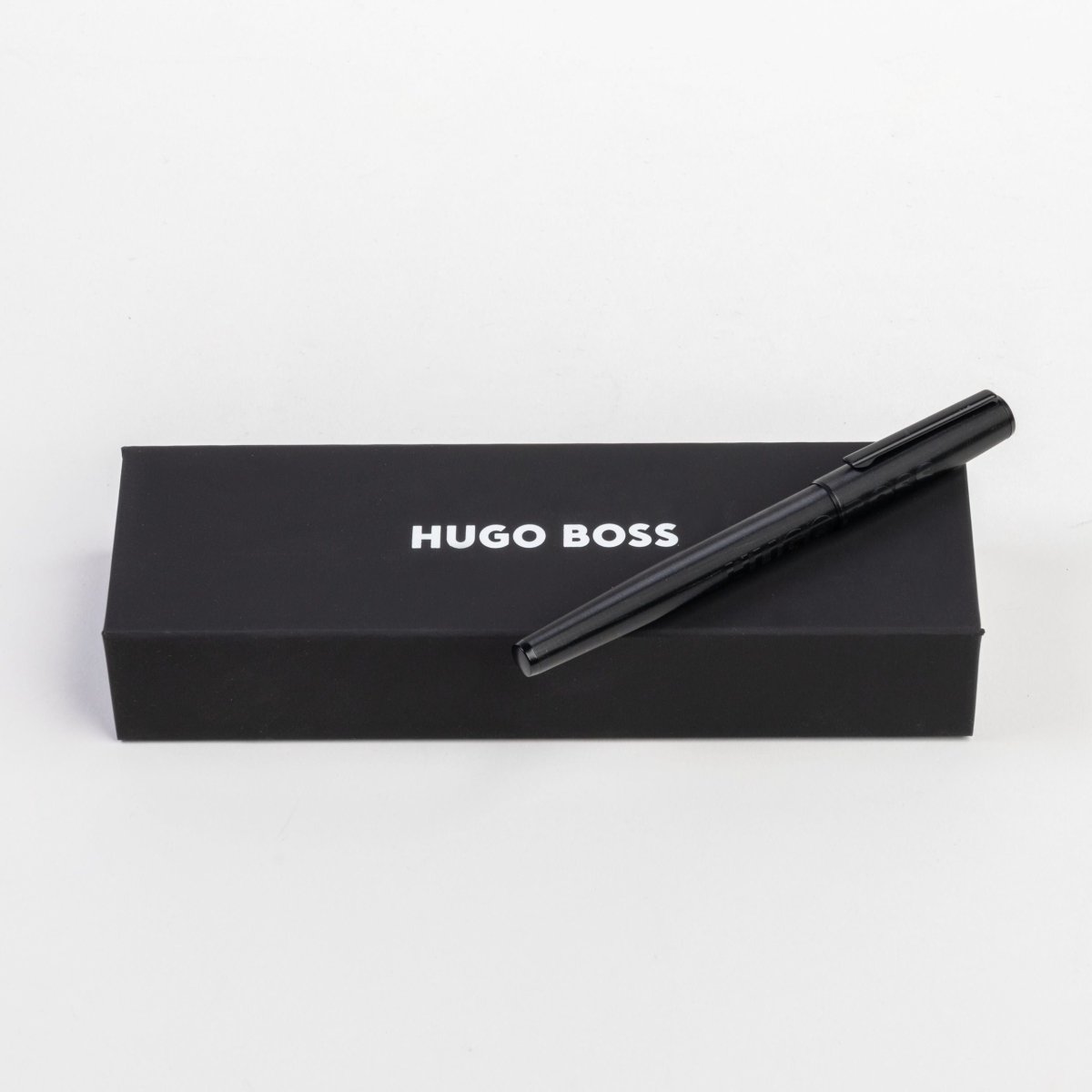 HUGO BOSS Label Black Rollerball Pen | HSH2095A | TIME Watches