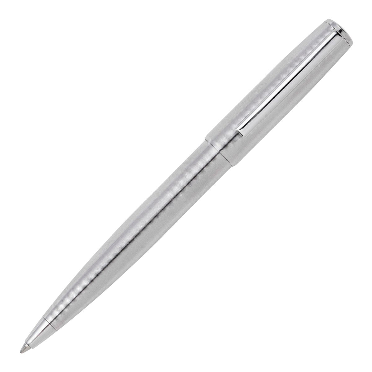 HUGO BOSS Label Chrome Ballpoint Pen | HSH2094B | TIME Watches