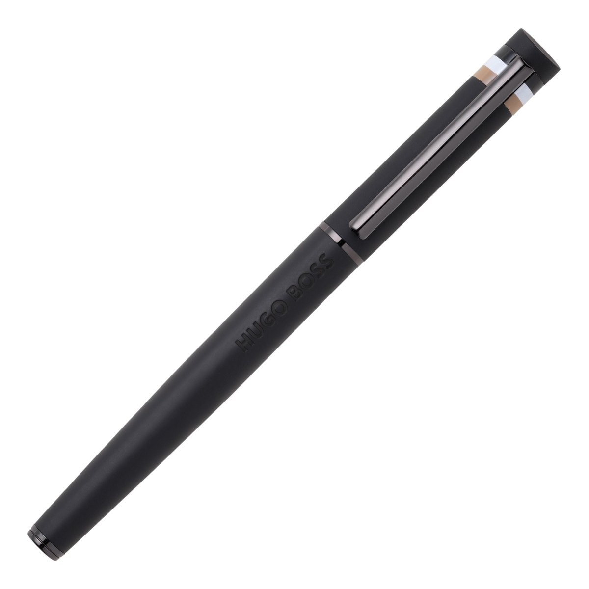 HUGO BOSS Loop Black Iconic Rollerball Pen | HSG3525A | TIME Watches