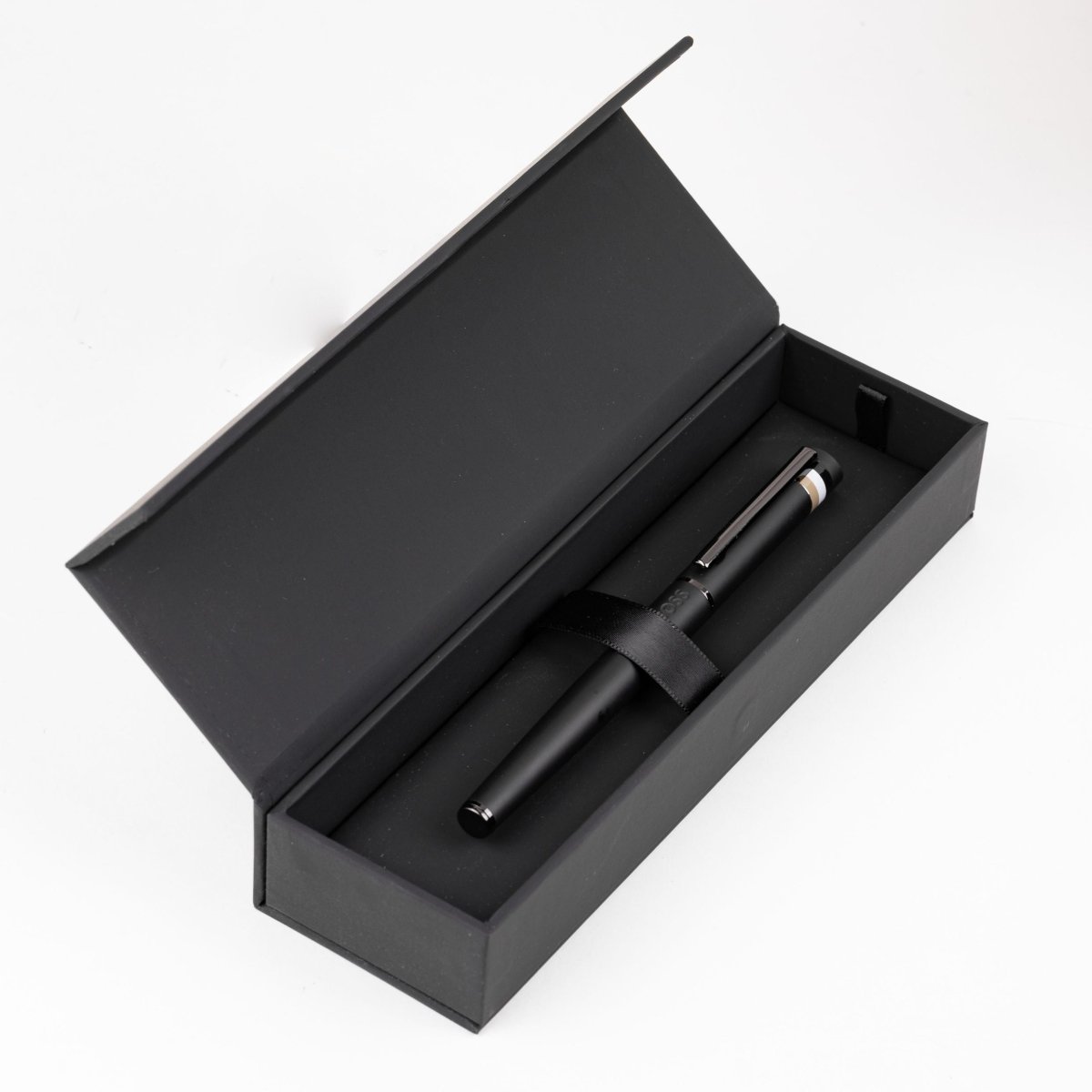 HUGO BOSS Loop Black Iconic Rollerball Pen | HSG3525A | TIME Watches