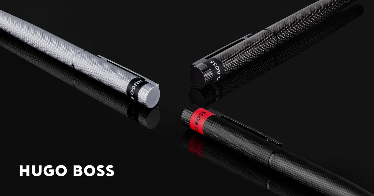 HUGO BOSS Loop Diamond Black Foutain Pen | HSW3672A | TIME Watches