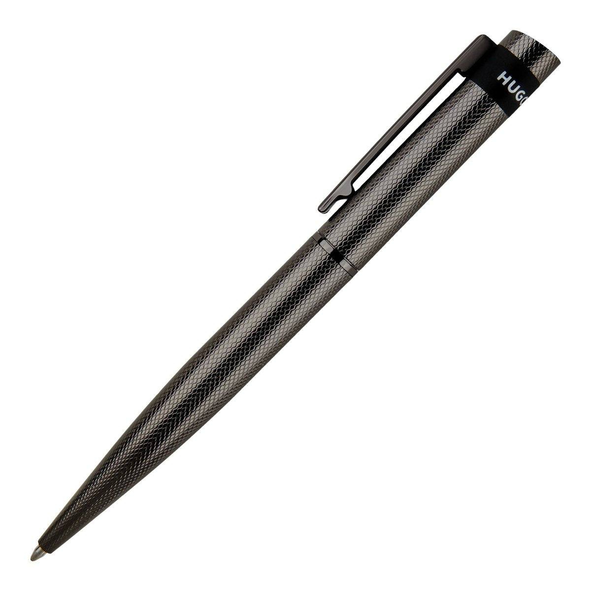 HUGO BOSS Loop Diamond Gun Ballpoint Pen | HSW3674D | TIME Watches