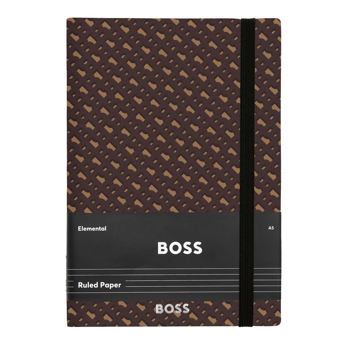 HUGO BOSS Notebook A5 Monogram Camel Lined | HNH412XL | TIME Watches